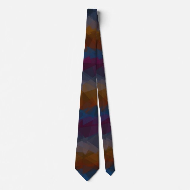 Mosaic Abstract Art #34 Tie (Front)