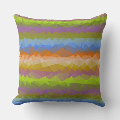 Mosaic Abstract Art 40 Throw Pillow