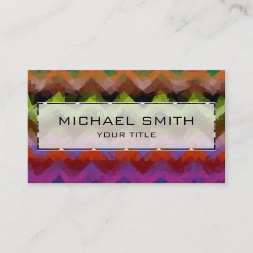 Mosaic Abstract Art 4 Business Card