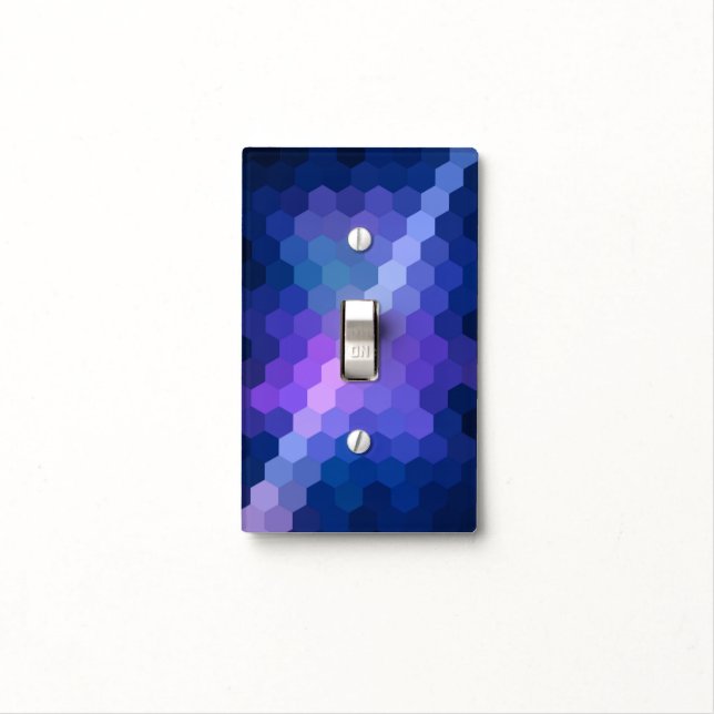 Mosaic Abstract Art #4 Light Switch Cover (In Situ)