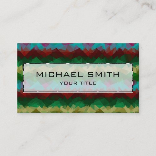 Mosaic Abstract Art 5 Business Card