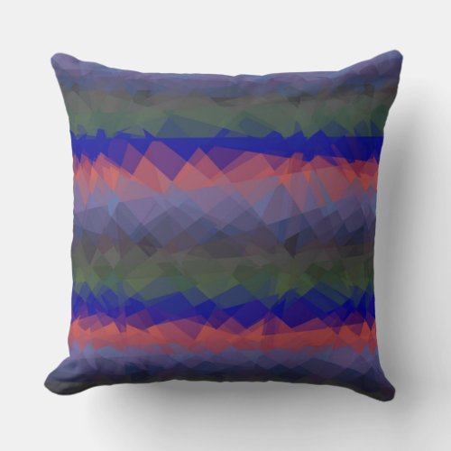 Mosaic Abstract Art 60 Throw Pillow