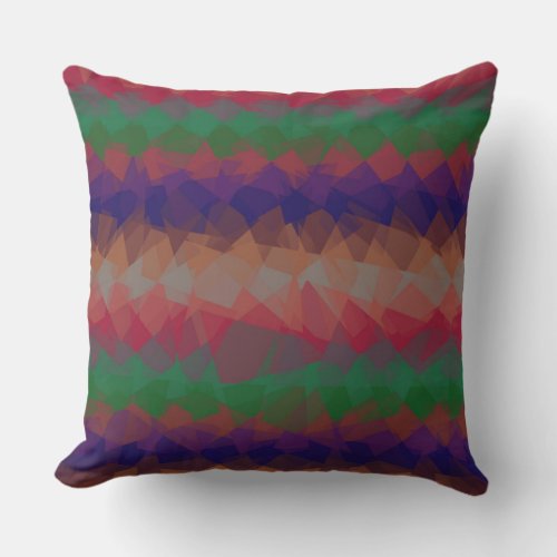 Mosaic Abstract Art 75 Throw Pillow