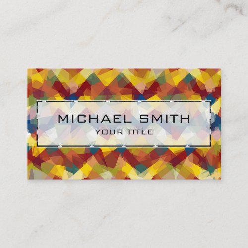 Mosaic Abstract Art 7 Business Card