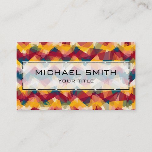 Mosaic Abstract Art 9 Business Card