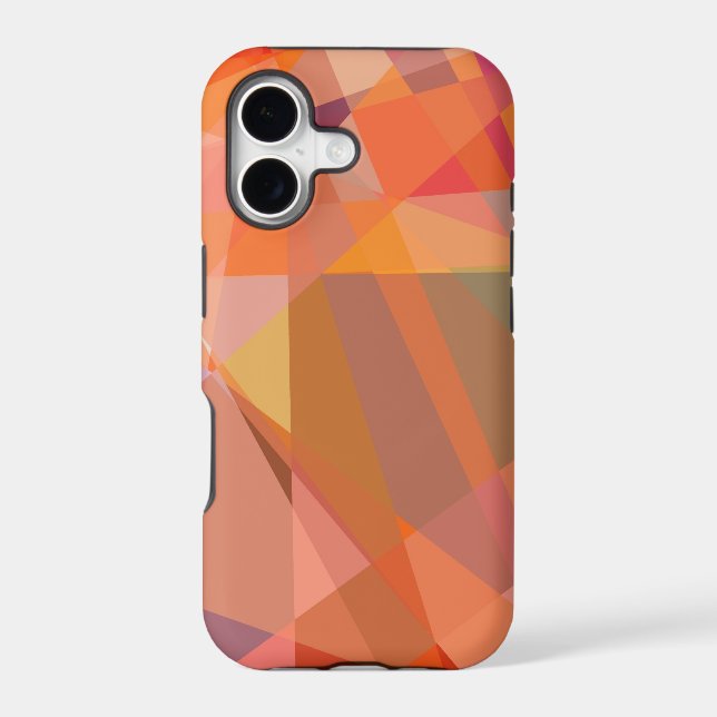 Mosaic Abstract Art | Modern Geometric Pattern Iphone Case (Back)