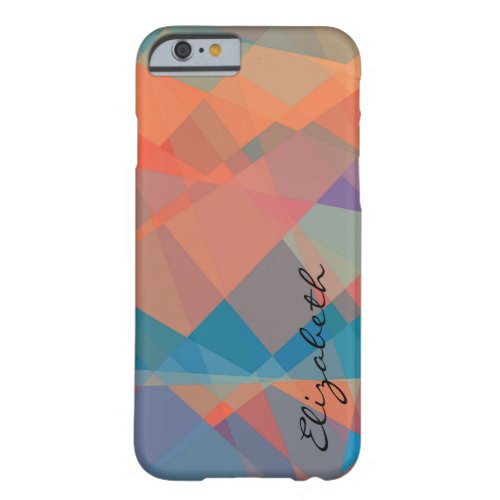 Mosaic Abstract Modern Geometric Background 4 Barely There iPhone 6 Case