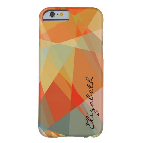 Mosaic Abstract Modern Geometric Background Barely There iPhone 6 Case