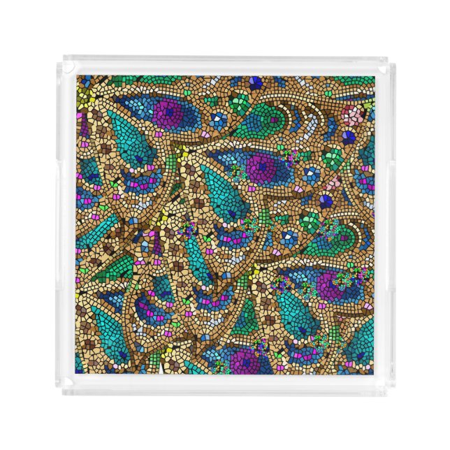 Mosaic Acrylic Tray (Front)