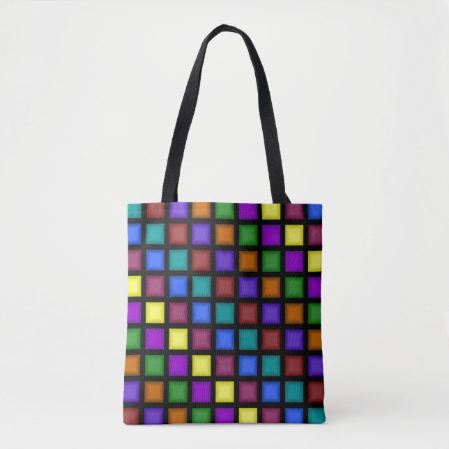 Mosaic Allover Tote Bag (Front)