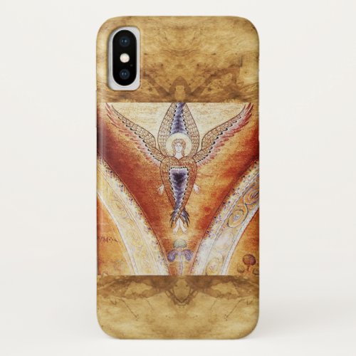 MOSAIC ANGEL  MONOGRAM iPhone X CASE