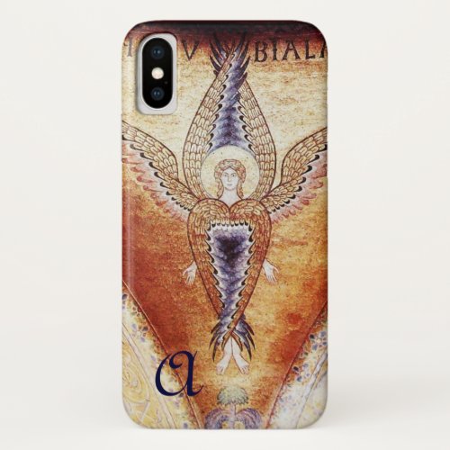 MOSAIC ANGEL  MONOGRAM iPhone X CASE