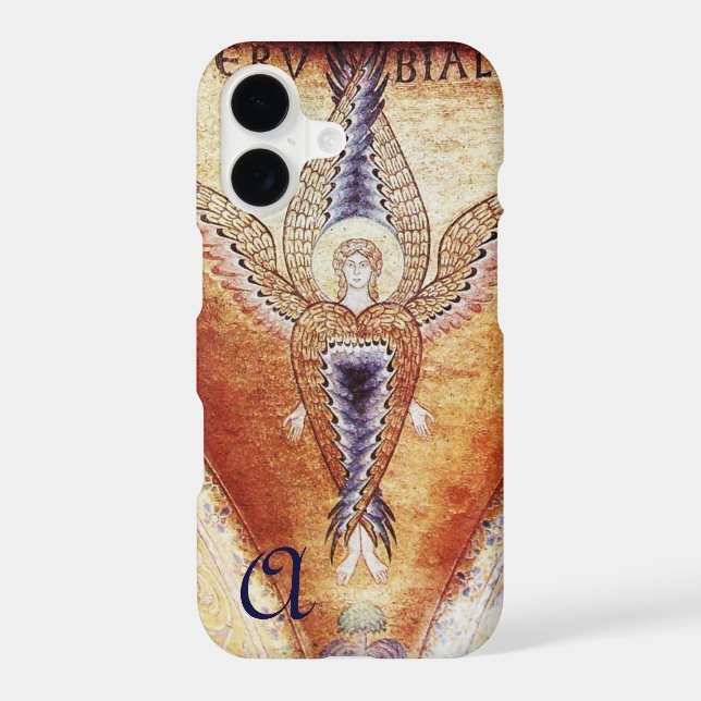 MOSAIC ANGEL  MONOGRAM IPHONE CASE (Back)