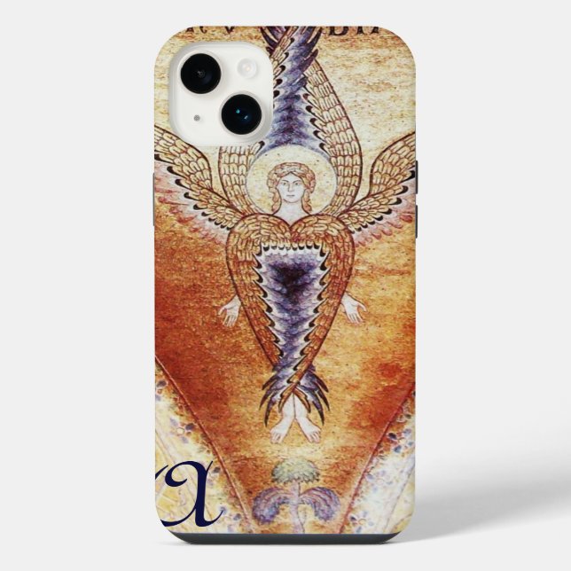 MOSAIC ANGEL  MONOGRAM IPHONE CASE (Back)