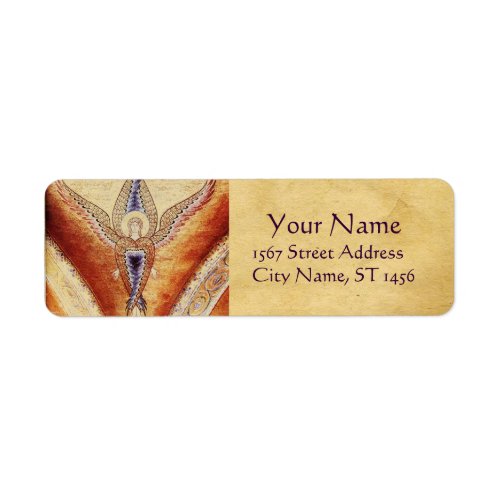 MOSAIC ANGEL Parchment Label