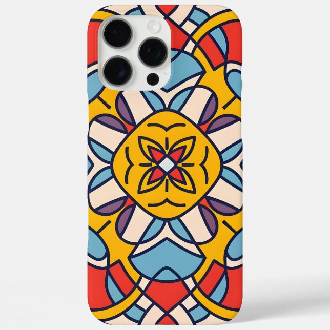 mosaic arc cercle, Mandala-Pattern Case-Mate iPhone Case (Back)