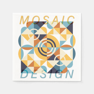 Mosaic Art Pattern Napkins