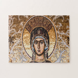 Mosaic Ayia Napa Virgin Mary Cyprus. Jigsaw Puzzle