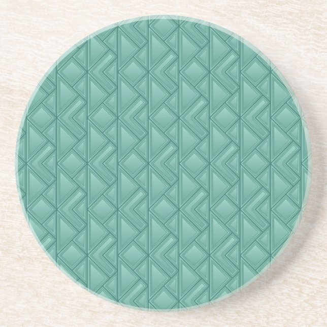 Mosaic Background Drink Coaster (Front)