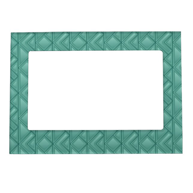 Mosaic Background Magnetic Picture Frame (Front)