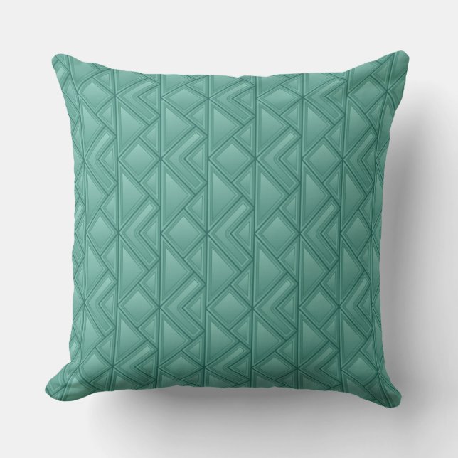 Mosaic Background Throw Pillow (Front)