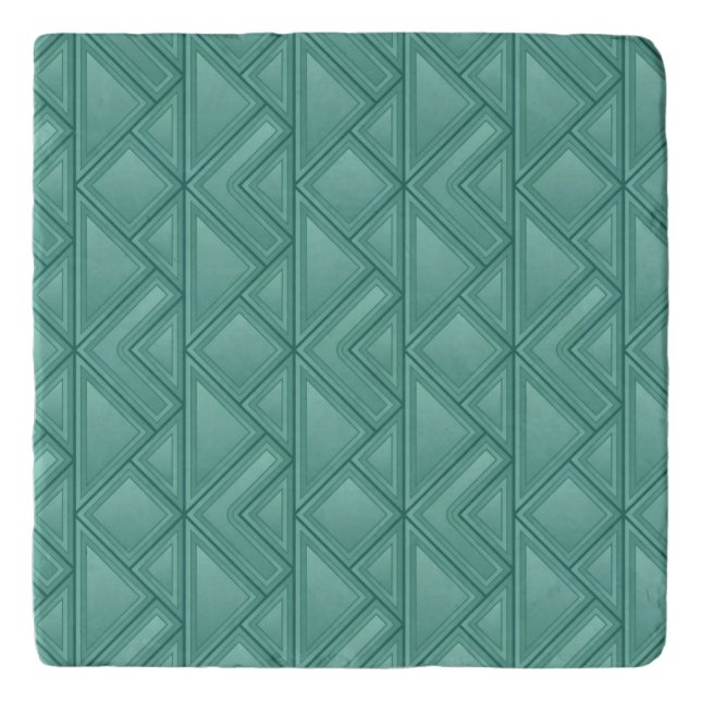 Mosaic Background Trivet (Front)