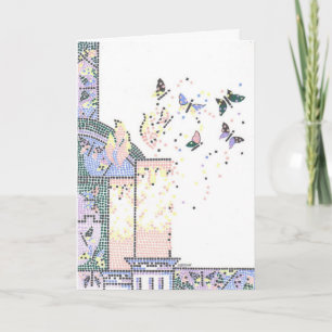 Mosaic Bat Mitzvah Card