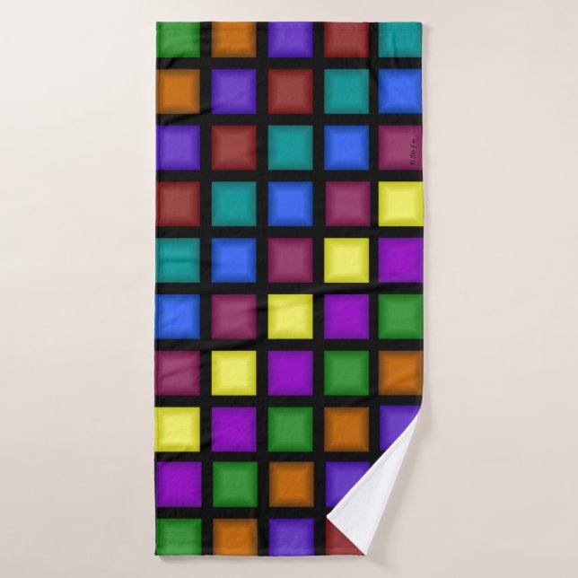 Mosaic Bath Towel (Bath Towel)
