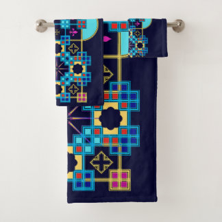 Mosaic Bath Towel Set
