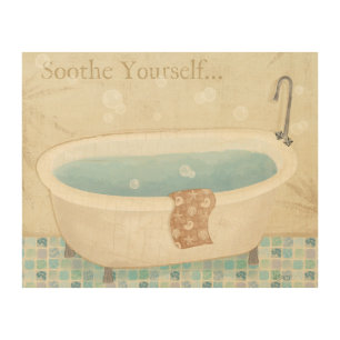 Mosaic Bath Wood Wall Art