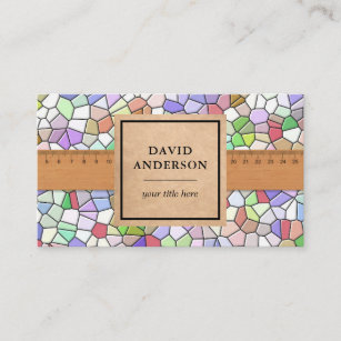 Mosaic Bathroom Kitchen Flooring Tiles Installer Business Card