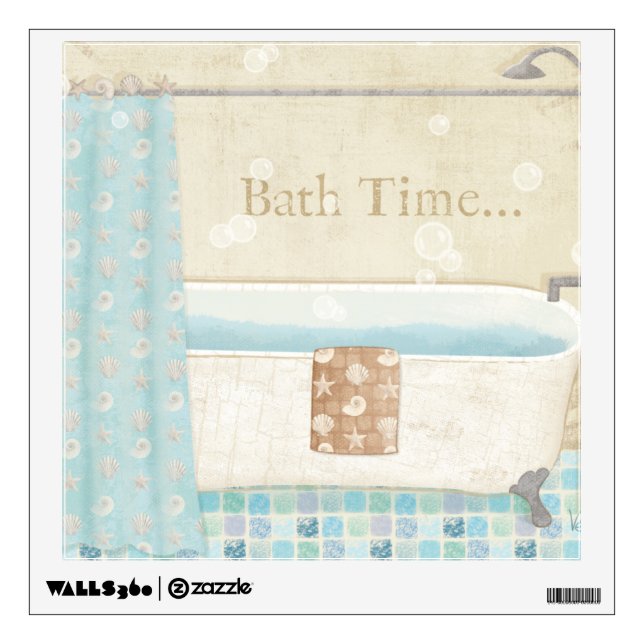 Mosaic Bathroom Wall Decal (Front)