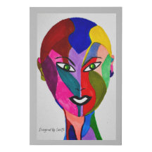 Mosaic Beauty Canvas Print