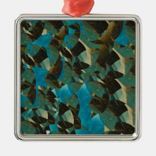 Mosaic Blue Ornament