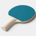 Mosaic Blue Pantone Solid Color Ping Pong Paddle