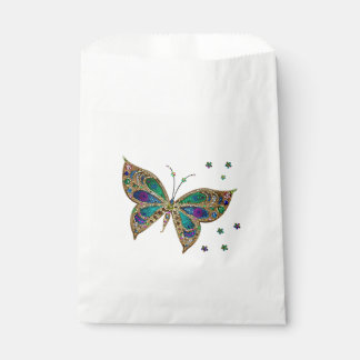 Mosaic Butterfly  Favor Bag