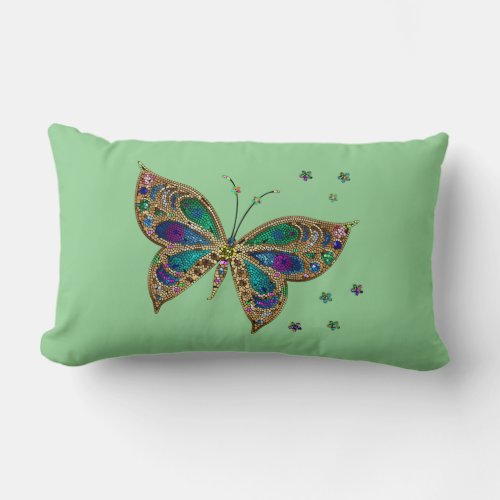Mosaic Butterfly Green