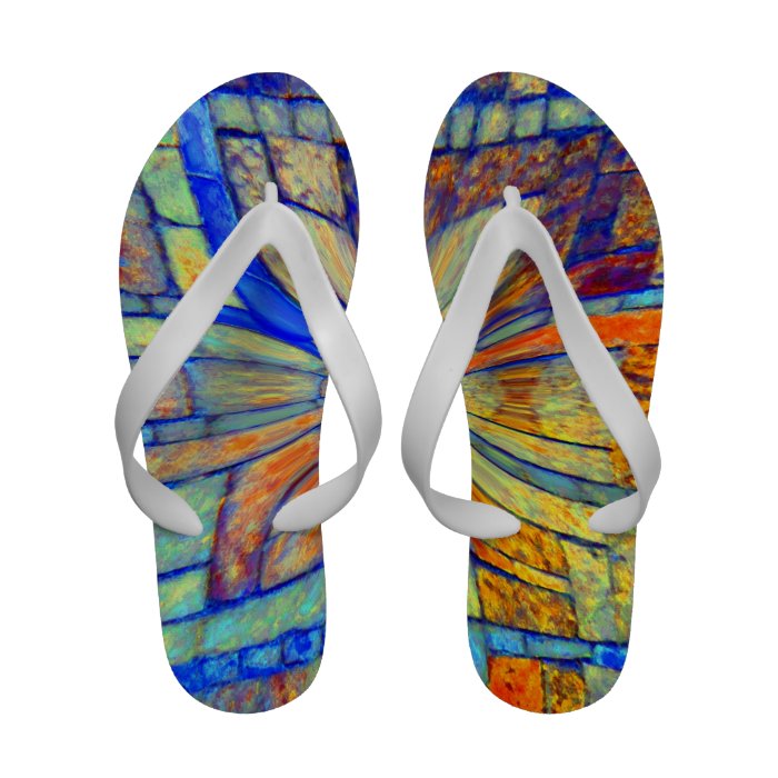 Mosaic by Nico Bielow Flip Flops