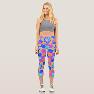 Mosaic-ByRino  Capri Leggings