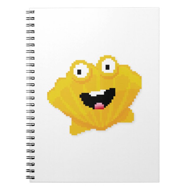 Mosaic cartoon mollusk notebook (Front)