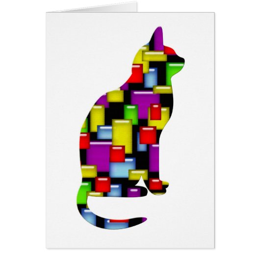 mosaic cat cards (Front)