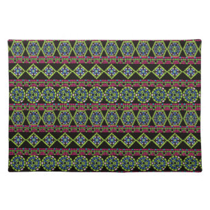 Mosaic Cloth Placemat – Timeless Fractal Design