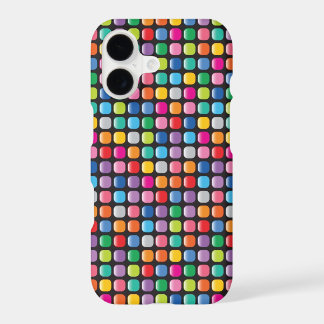 Mosaic Colorful Artistic Rainbow Dots Phone Casing iPhone 17 Case