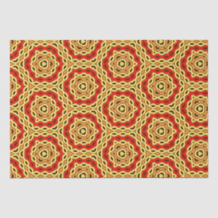 Mosaic Colorful Honeycomb Geometric Pattern Tissue Paper