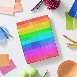 Mosaic Colorful Rainbow Pride Geometric Modern iPad Smart Cover