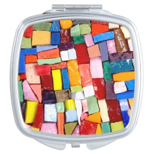 Mosaic Confetti Compact Mirror