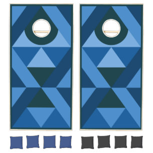 Mosaic Cornhole Set Blueberry