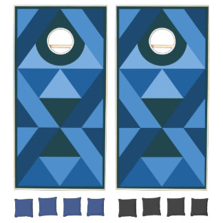 Mosaic Cornhole Set | Blueberry