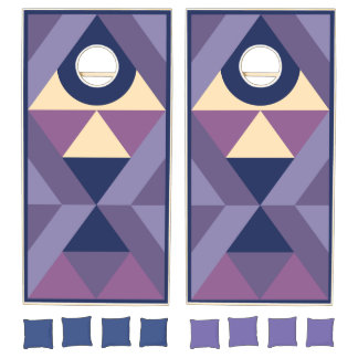 Mosaic Cornhole Set | Plum