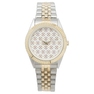 Mosaic Cross Pattern Watch